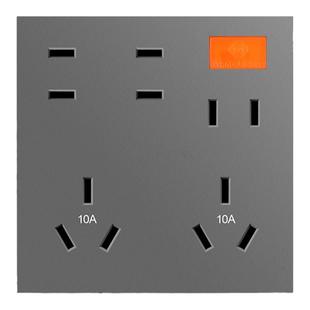 86型墙壁暗装插座多孔10A通用16A空调插二三插八孔十二孔插座面板