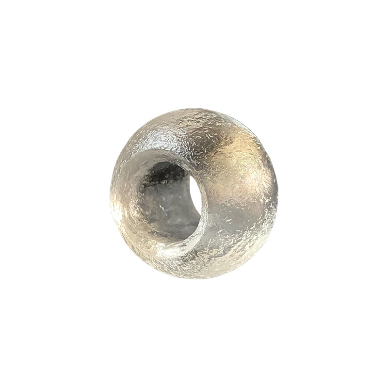 大孔道清代老琉璃算盘珠13+mm
