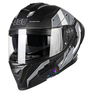 VGV头盔3c认证全盔摩托车揭面盔男女四季通用冬季保暖机车安全盔