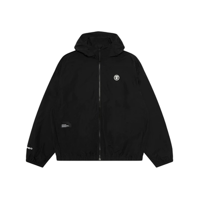 Aape猿人小标徽章连帽薄夹克外套