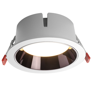 led防眩目筒灯无主灯洞灯90/12开孔客厅吊顶天花灯嵌入式过道射灯