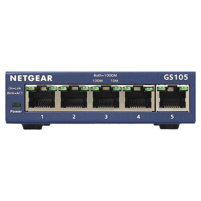 NETGEAR网件5口千兆交换机1000M