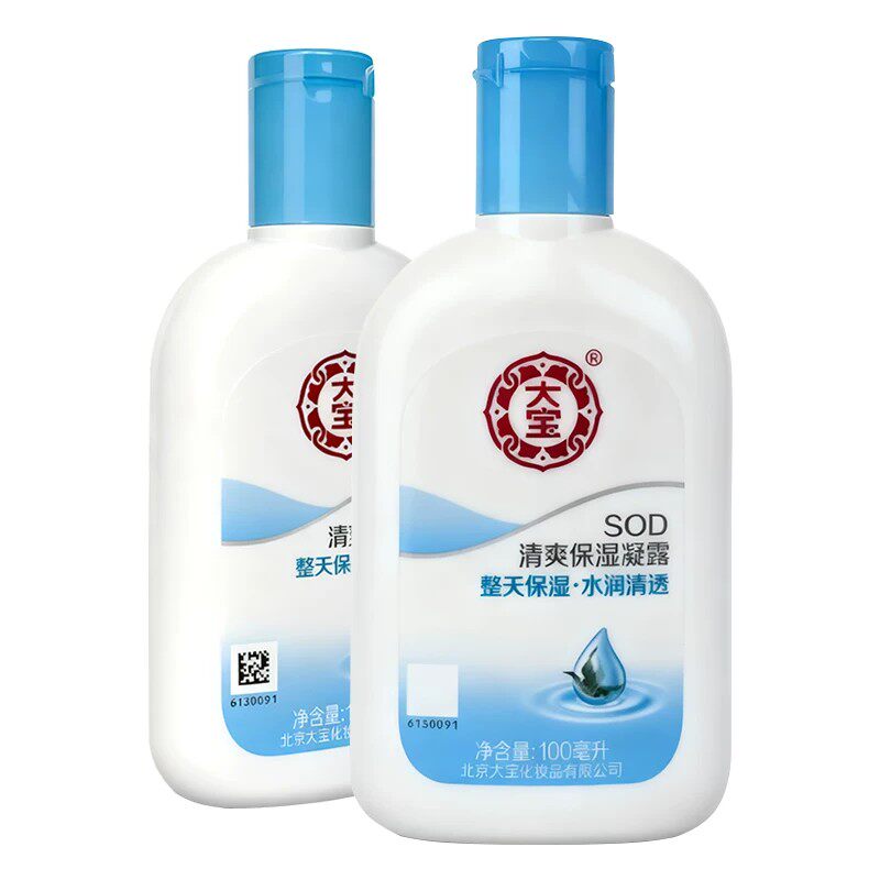 大宝SOD清爽保湿凝露100ml皮肤干燥滋润保湿润肤乳霜