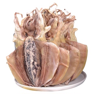 淡晒墨鱼干海鲜干货淡干特大号乌贼干目鱼干煲汤节日送礼团购礼盒