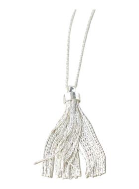 ins博主同款银色流苏长款项链