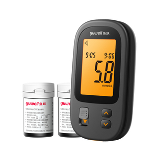 鱼跃血糖仪592家用测试医用测血糖的仪器高精准血糖试纸官方旗舰