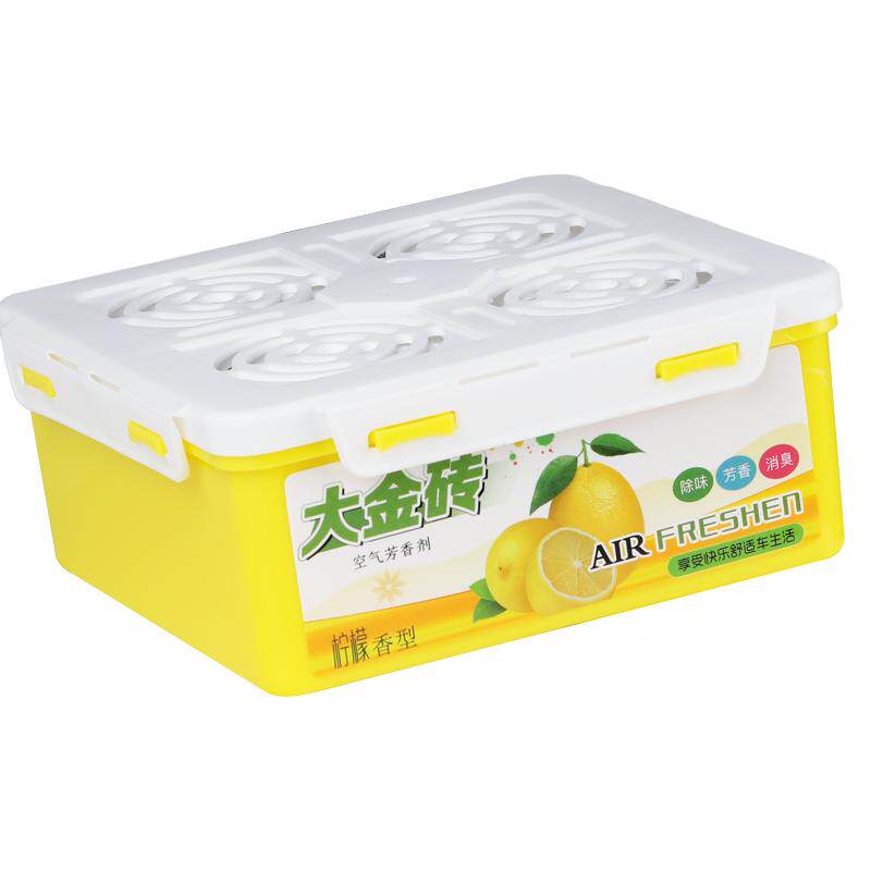车载香薰夏季固体香膏汽车用桂花茉莉柠檬香水持久留香车内除异味