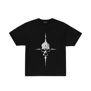 THUG CLUB Peace T-Shirt 24新款 骷髅星剑印花圆领休闲短袖T恤