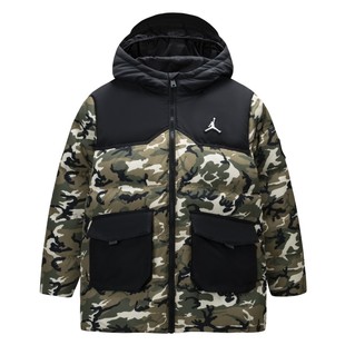 Jordan童装儿童羽绒服男童冬季新款小童抗寒保暖外套厚JD2442034