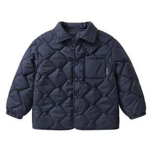 男童轻薄棉服外套冬装宝宝保暖秋冬童装新款儿童小童冬季夹棉上衣