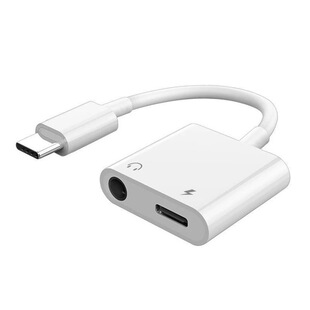 typec耳机转接头充电二合一3.5mm圆孔转换器适用苹果15/16游戏17P