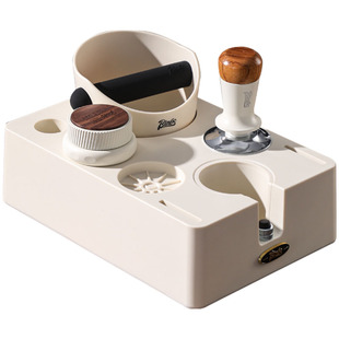 Bincoo咖啡机手柄支架压粉底座布粉器粉锤渣桶散粉针收纳工具全套