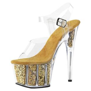 IDEAL MA新款模特走秀鞋15/17CM细跟凉鞋演出T台夜店高跟钢管舞鞋