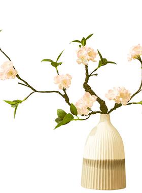 日系腊梅桃花仿真花束樱花中式