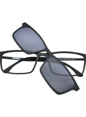 近视偏光墨镜方框简约男磁吸套镜