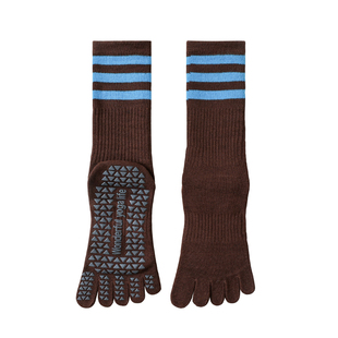 瑜伽五指袜防滑专业普拉提袜子女士中筒分趾袜室内运动健身舞蹈袜