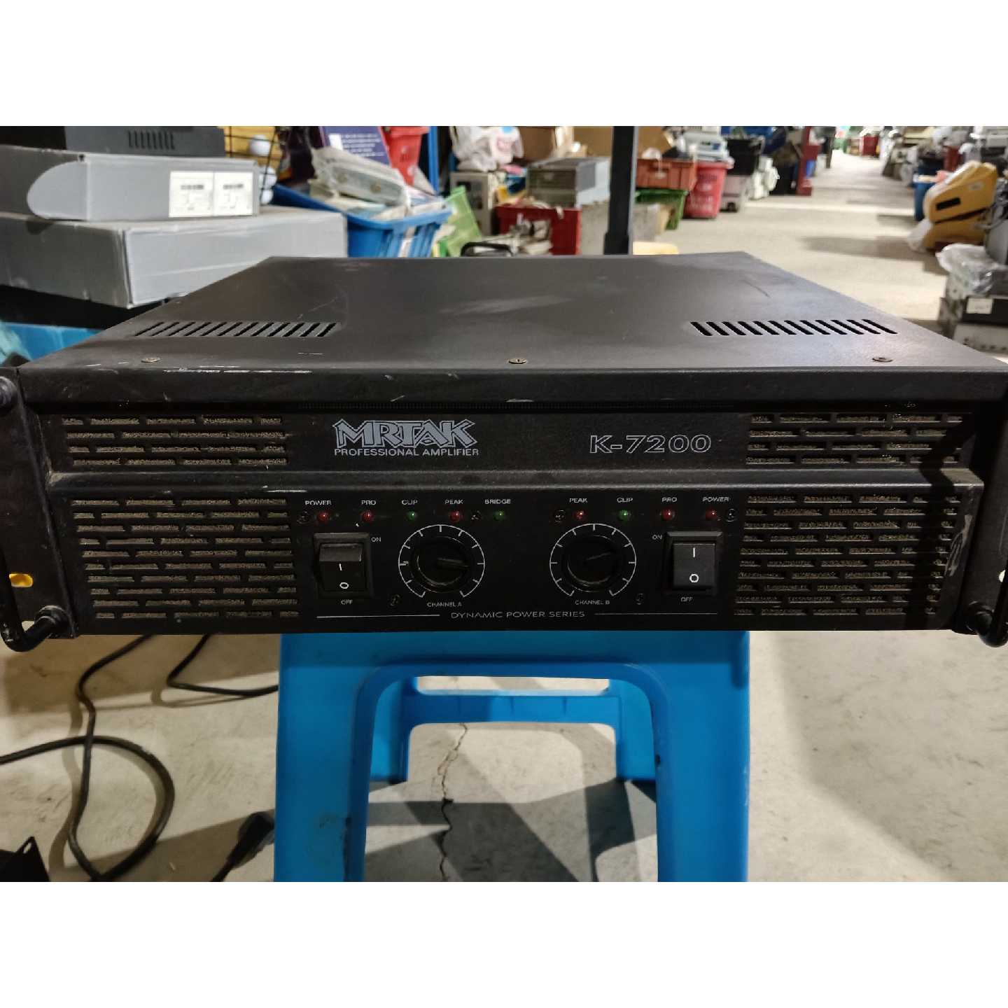 【议价-可维修】 MRTAK美卡K-7200专业功放 实物拍的 成色还行 有