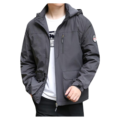 秋冬季加绒加厚冲锋衣外套