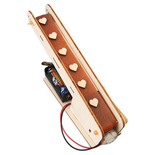 diy电动输送传送带模型小学生儿童玩具科学实验套装手工制作材料