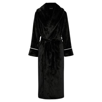 超长至脚背高级感情侣睡袍加大码