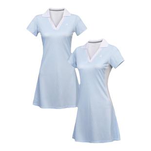 kawaskai川崎运动休闲女款针织连衣裙羽毛球运动服休闲修身