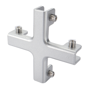 组合型铝合金直角护角槽T十字L型玻璃夹瓷砖固定夹鱼缸加固夹卡扣