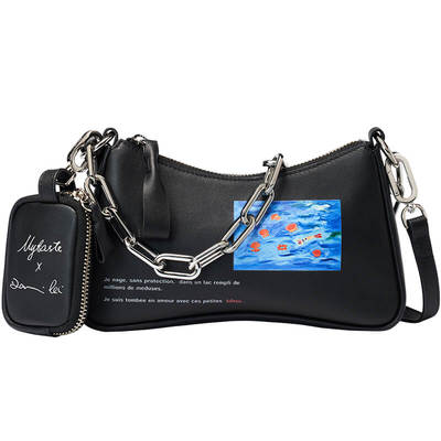 mytaste小号真皮斜挎腋下包