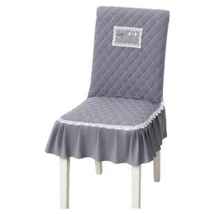 椅子套罩全包弹力加厚棉防滑中式木皮餐椅套坐垫椅垫凳子布艺连体