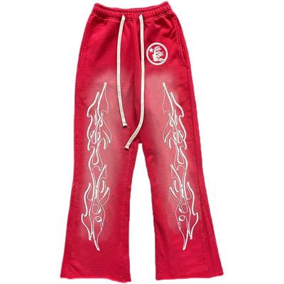 HELLSTAR长裤喇叭裤潮洗水