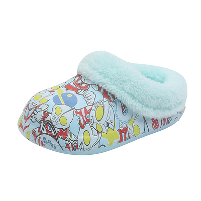 女孩防水半包跟中小童软底棉拖鞋