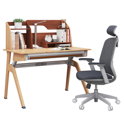 青少年学习桌几否实木可升降