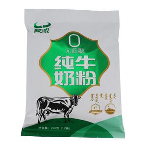 蒙浓无蔗糖全脂牛奶粉300g独立包装12条成人老人冲饮营养早餐奶粉