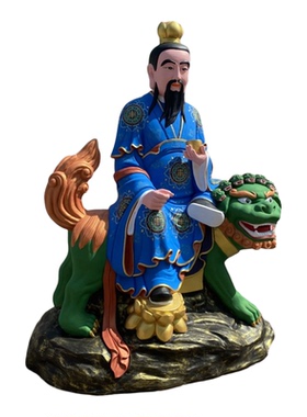 中式救苦天尊玻璃钢树脂神像定制
