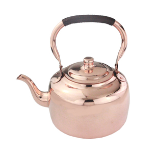 铜壶烧水壶纯铜纯紫铜铜茶壶手工烧水铜壶加汤壶黄铜大号加厚家用