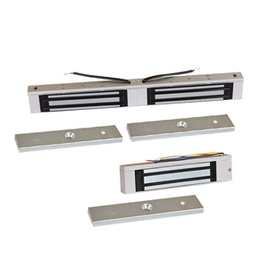 工创12V/24V磁力锁180kg公斤磁力锁明装电磁锁门磁反馈信号门禁锁