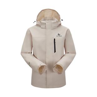 【青鸾】美特斯邦威三合一冲锋衣男女2025春季新款羽绒内胆外套