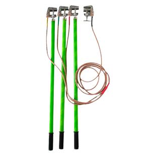 高压接地线配电房室35kv接地针接地棒夹子10KV短路接地线25方铜线