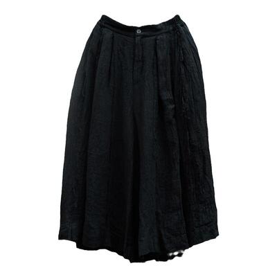 无性别松紧腰超大阔腿裤