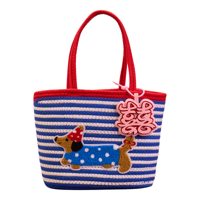 腊肠狗编织包伴手礼女伴娘