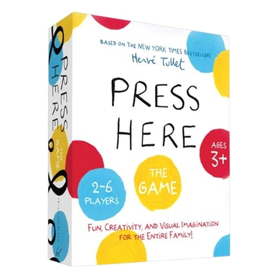 英文原版 Press Here The Game 儿童艺术卡片游戏玩具书礼盒装 亲子互动 动手动脑 给孩子的艺术书艺术启蒙 英文版 进口英语书籍