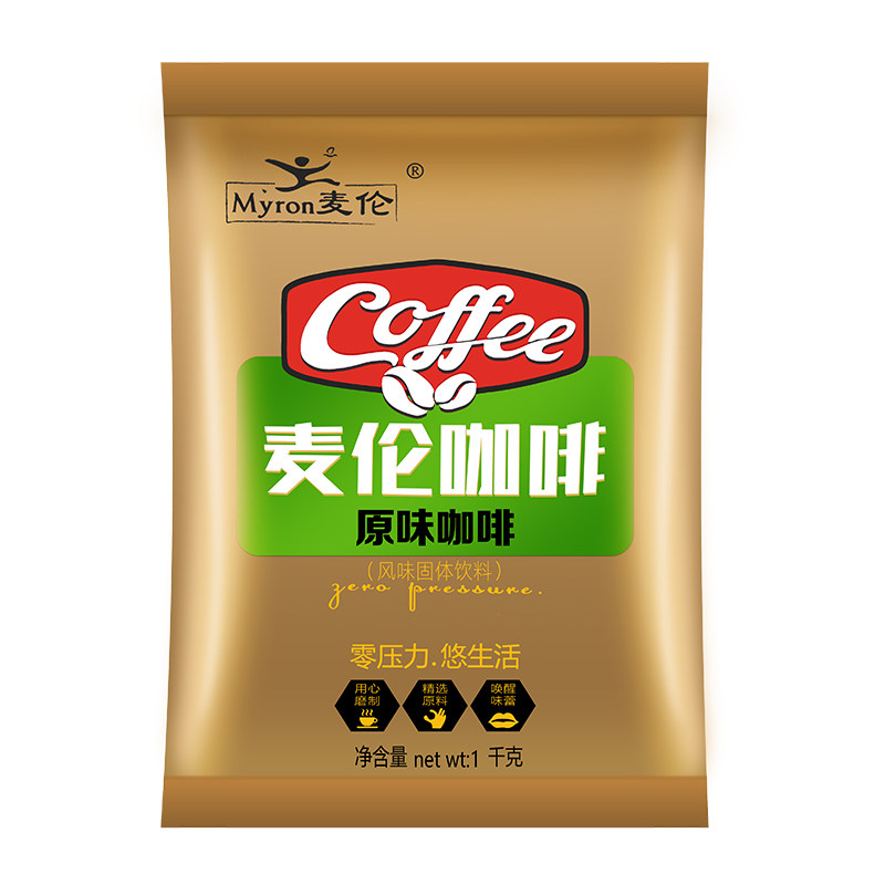 麦伦1kg袋装商用原味咖啡送杯勺