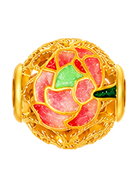 黄金转运珠十二花神新款