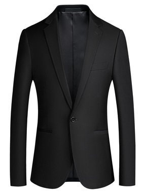 太阳后裔宋仲基同款黑色休闲西服