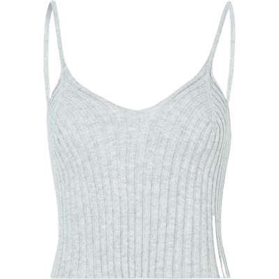 The Range 春夏女棉质混纺短款吊带背心