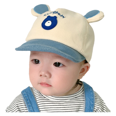 春秋薄款男童女宝宝遮阳帽防晒