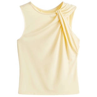 HM春季女装扭结背心1310009