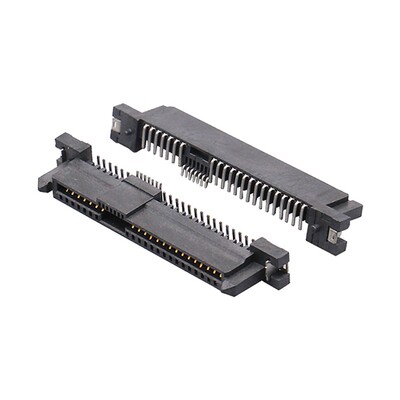 SAS29P连接器立贴母座同向