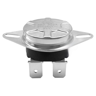 KSD302X/93℃20A 30A温控开关热水器圆形4脚温控器插片款上螺丝款