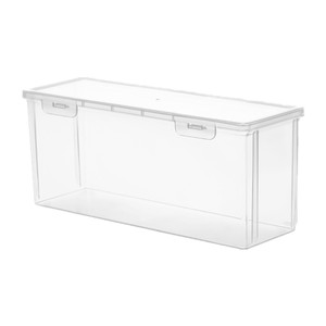 透明塑料收纳盒衣柜内裤内衣袜子分隔分类储物盒窄长型整理盒