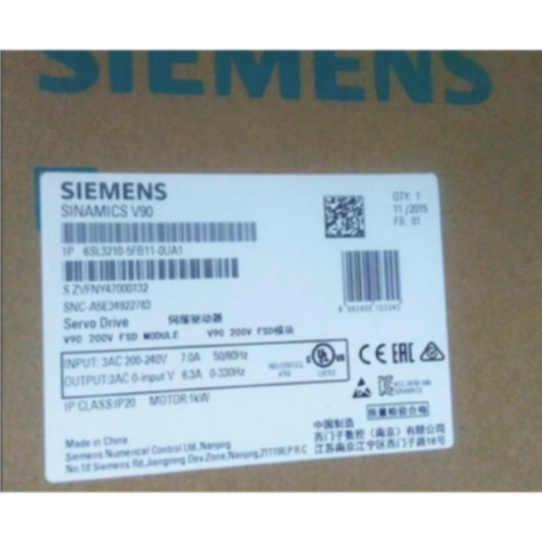 议价6SL3210-5FB11-0UA1西门子V90驱动器6.3千瓦6SL32105FB110UA1